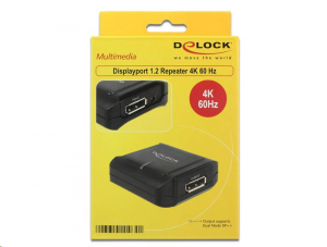 Delock 11464 Ismétlő DisplayPort 1.2 4K 60 Hz